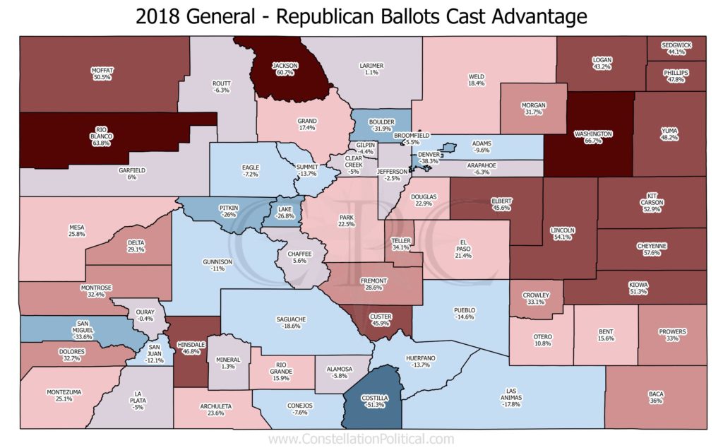 Republican ballots cast advantage